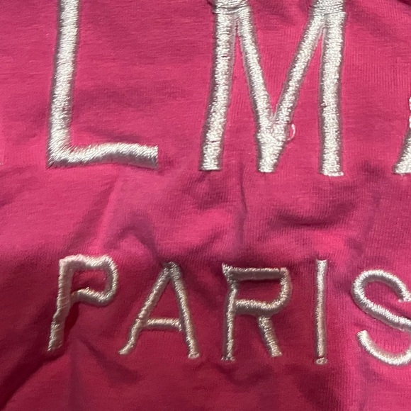 Balmain Paris pink gold buttons Short Sleeve Tee luxury S M - Picture 3 of 5